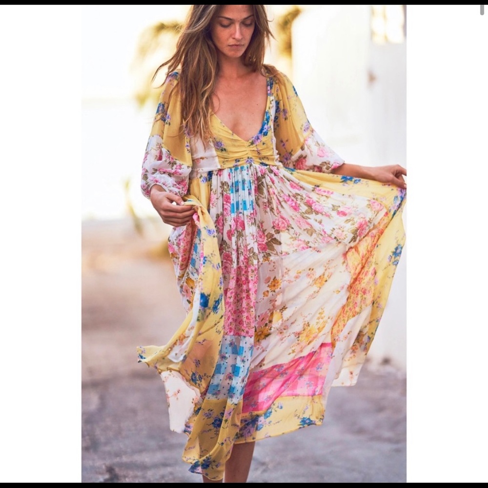 Loveshackfancy Picnic Patchwork Roslyn Dress - image 3